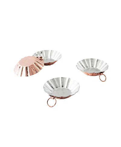 Coppermill Kitchen Cmk French Inspired Tartlet Moulds, Set Of 4 In Pink