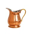 Coppermill Kitchen Cmk Vintage Inspired Copper Small Pitcher In Orange