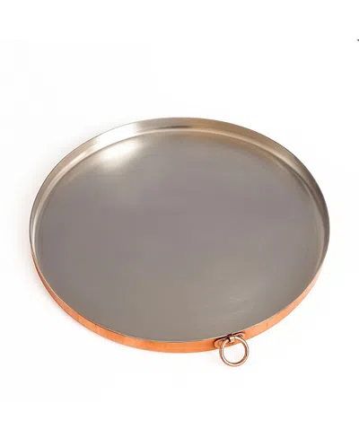 Coppermill Kitchen Cmk Vintage Inspired Round Baking Tray In Brown