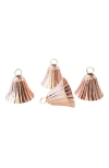 Coppermill Kitchen Cmk Copper Bell Ornaments In Brown