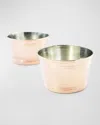 Coppermill Kitchen Vintage Inspired Bar Bowls, Set Of 2 In Copper