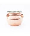 Coppermill Kitchen Vintage Inspired Copper Cauldron Pot In Pink