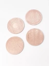 Coppermill Kitchen Vintage Inspired Copper Coasters, Set Of 4 In Brown