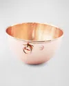 Coppermill Kitchen Vintage Inspired Copper Mixing Bowl, 10" In Copper