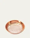 Coppermill Kitchen Vintage Inspired Copper Ring Dish In Acanthus Patterm
