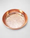 Coppermill Kitchen Vintage Inspired Copper Ring Dish Scroll In Scroll Pattern