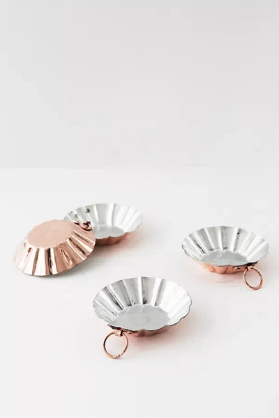 Coppermill Kitchen Vintage Inspired French Tartlet Moulds Set In Pink