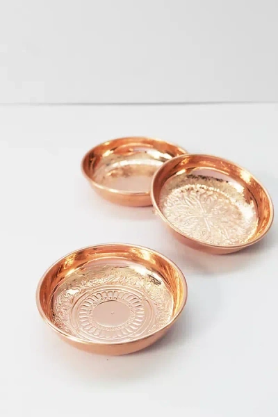 Coppermill Kitchen Vintage Inspired Ring Dish Set In Gold