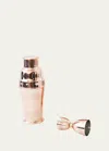 Coppermill Kitchen Vintage Inspired Shaker & Jigger Set In Copper