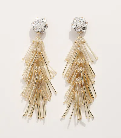 Coppola E Toppo Fringe Sharon Clip-on Earrings In Gold