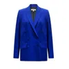 Copurs Blue Delta Waistcoat & Gaia Jacket & Carla Trousers Set - Indigo In Blue