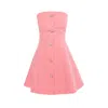 Copurs Women's Pink / Purple Jade Dress Mini - Pink In Pink/purple
