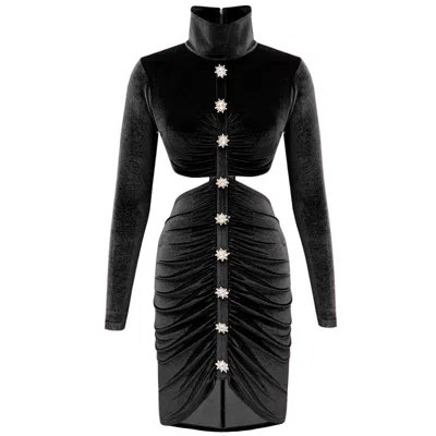 Copurs Women's Sidra Velvet Dress - Black