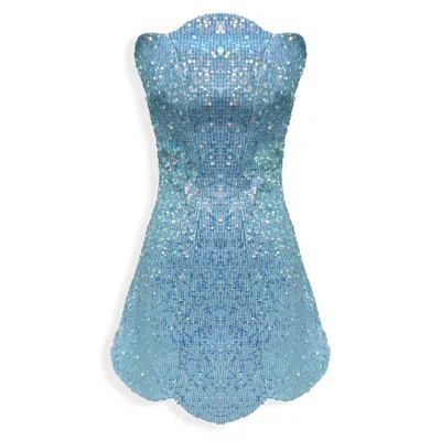 Copurs Women's Viola Sequin Dress - Blue