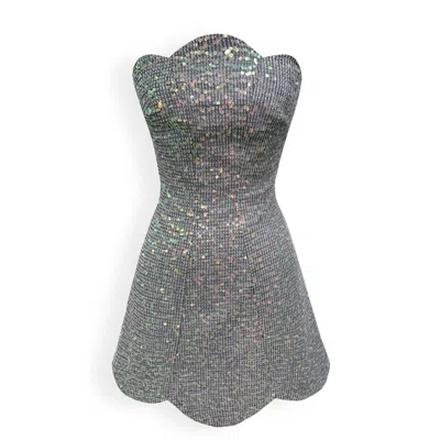 Copurs Women's Viola Sequin Dress - Grey