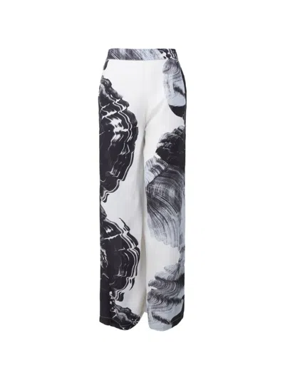 Cor Arden Graphic-print Trousers In White