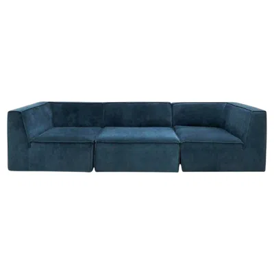 Pre-owned Cor Danish Three Piece Sectional "dane" By Sofa Company In Black