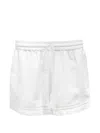 Cor Isole Drawstring Shorts In White