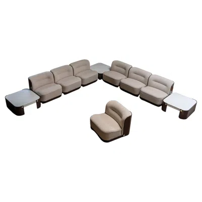 Pre-owned Cor Mid Century Modern, "trinom" Lounge Chairs By  Peter Maly, 1969 In Brown
