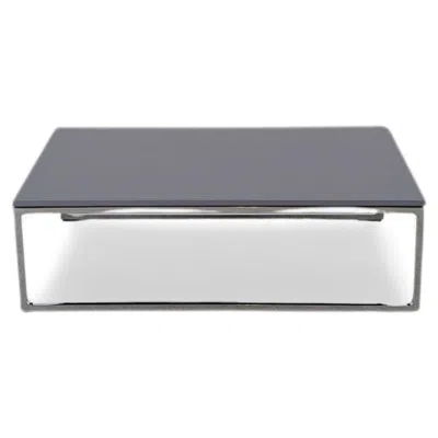 Pre-owned Cor Original  Mell Design Couchtisch Mdf Verchromt Coffee Table In Gray