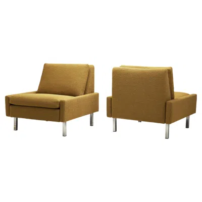 Pre-owned Cor Pair Of "conseta" Lounge Chairs By Friedrich-wilhelm Möller, Germany 1960s In Brown