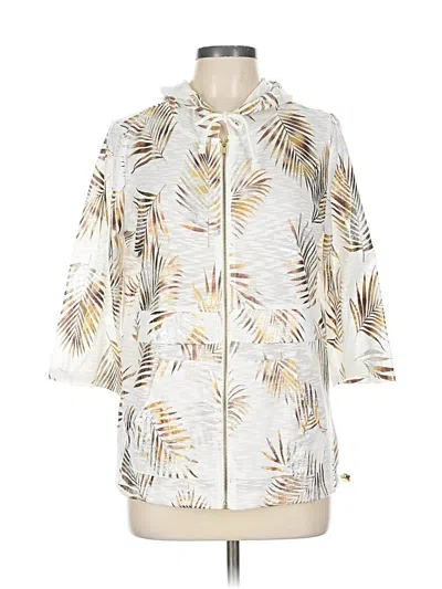 Pre-owned Coral Bay Cardigan Sweater In White