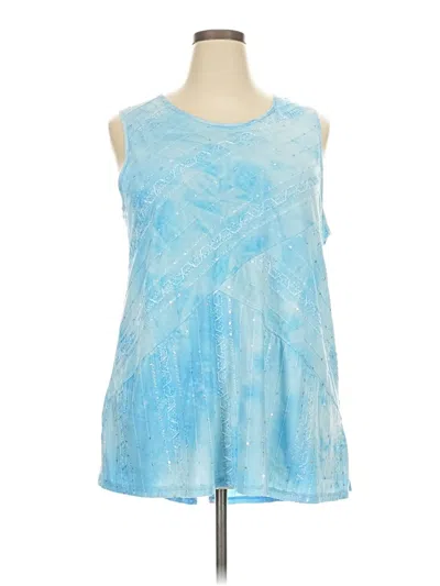Pre-owned Coral Bay Casual Dress In Blue