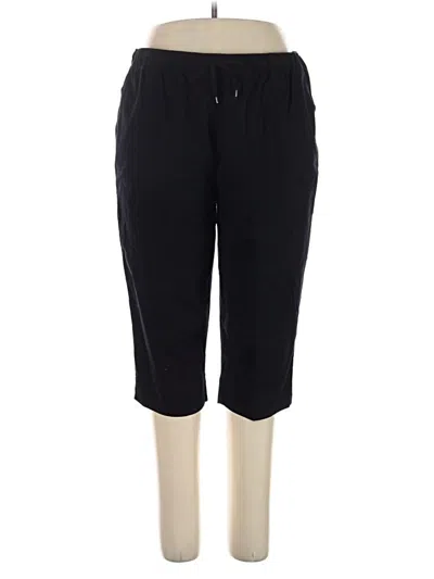 Pre-owned Coral Bay Casual Pants In Black