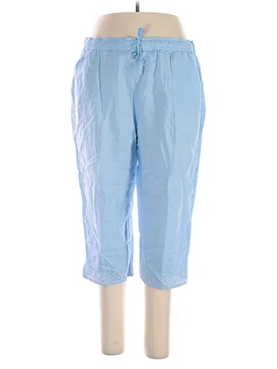 Pre-owned Coral Bay Casual Pants In Blue