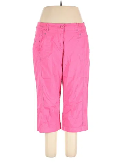 Pre-owned Coral Bay Casual Pants In Pink