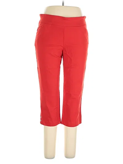 Pre-owned Coral Bay Casual Pants In Red