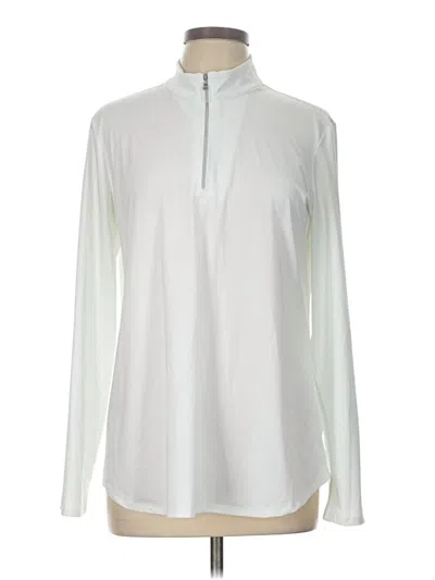 Pre-owned Coral Bay Fleece Jacket In White