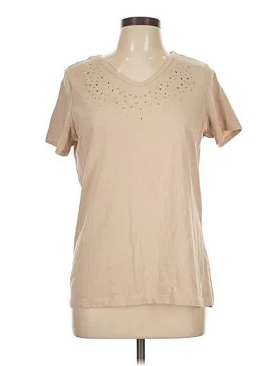 Pre-owned Coral Bay Short Sleeve T-shirt In Brown