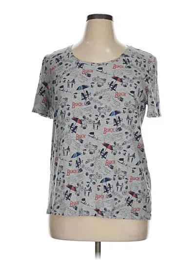 Pre-owned Coral Bay Short Sleeve T-shirt In Gray