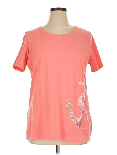Pre-owned Coral Bay Short Sleeve T-shirt In Pink