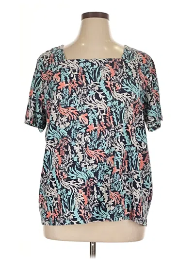 Pre-owned Coral Bay Short Sleeve T-shirt In Teal