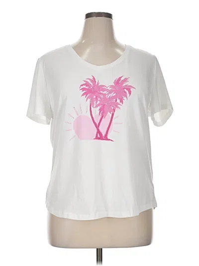 Pre-owned Coral Bay Short Sleeve T-shirt In White