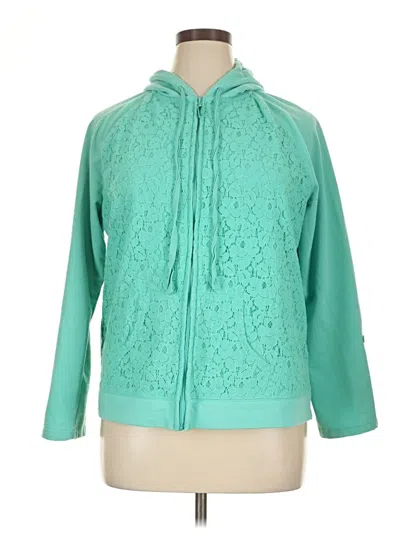 Pre-owned Coral Bay Zip Up Hoodie In Blue