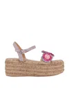 Coral Blue Espadrilles In Purple