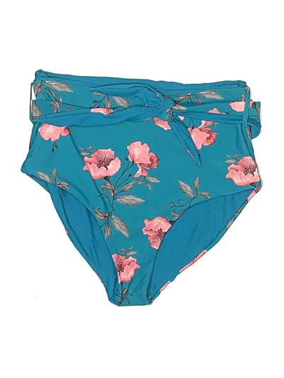 Pre-owned Coral Reef Swim Swimsuit Bottoms In Teal