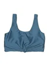 Coral Reef Swim Swimsuit Top Blue Swimwear In Blue