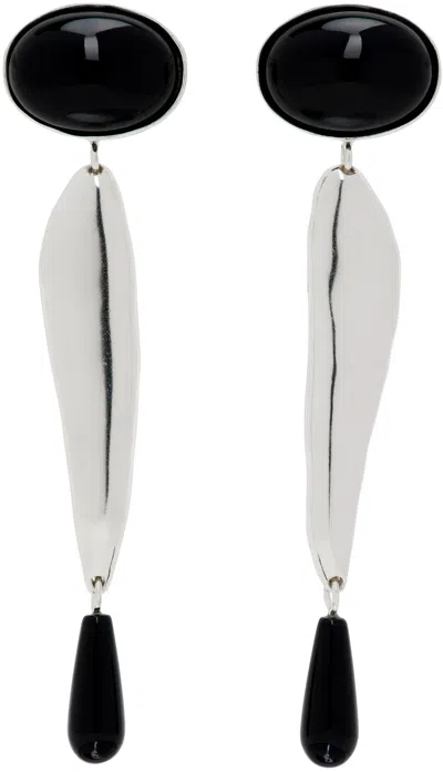 Corali Collage Sterling Silver & Onyx Earrings