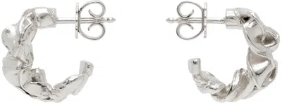 Corali Silver Pelagos Hoop Earrings
