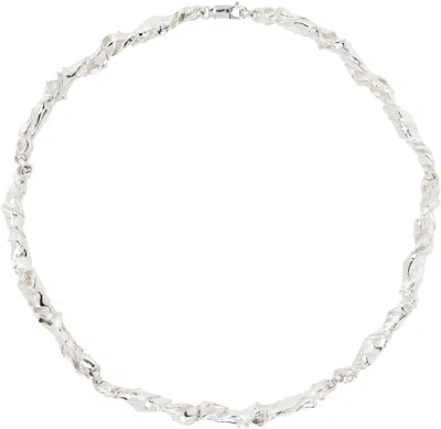 Corali Silver Pelagos Necklace In Metallic