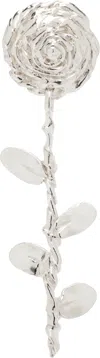 Corali Silver Rose Single Earring In Sterling Silver