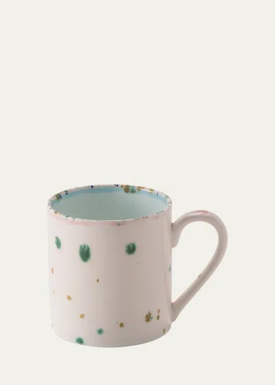 Coralla Maiuri Four Seasons Pink Winter Mug In Multi