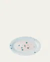 Coralla Maiuri Four Seasons Winter Oval Rim Platter In Multi