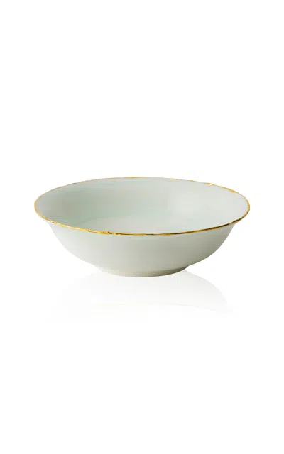 Coralla Maiuri Golden Ash Mint Salad Bowl Large In Gray