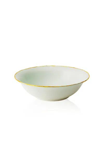 Coralla Maiuri Golden Ash Mint Salad Bowl Medium In Multi