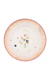 Coralla Maiuri Palm Beach Dinner Coupe Plate In Pink